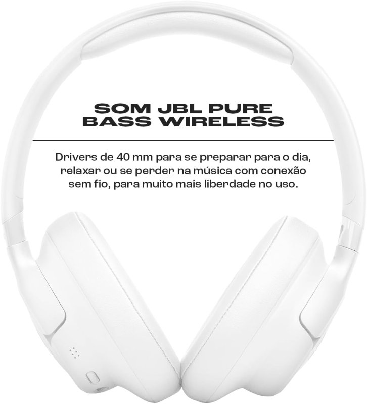 JBL Tune 730 - Over Ear - Cancelamento de Ruído Branco
