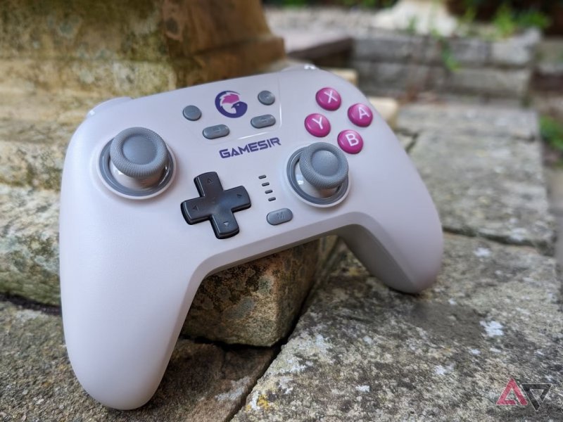 CONTROLE GAMESIR NOVA HD, WIRELESS, ANALÓGICO HALL EFFECT, PC, STEAM DECK, IOS, ANDROID Neon Teal/Retro White
