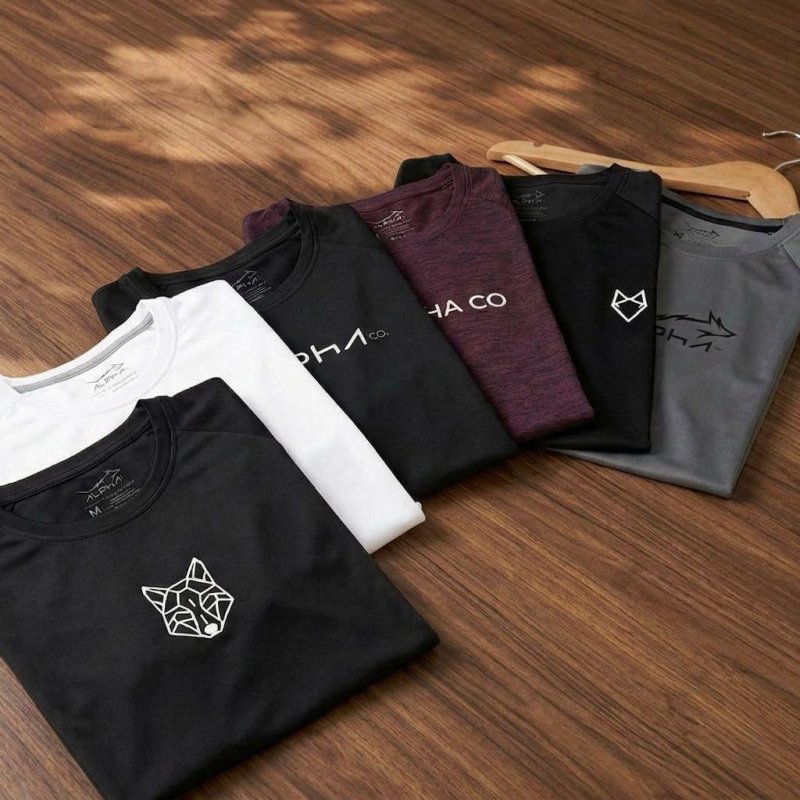 Kit com 6 Camisetas Alpha