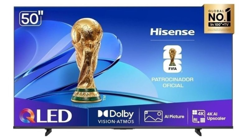 Hisense Smart Tv UHD 4k Qled 50" Polegadas 50q6qv
