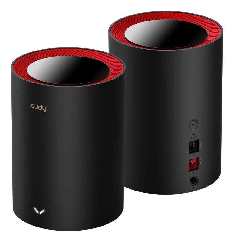Roteador Mesh Cudy M3000 2-Pack Wi-Fi 6 Dual Band AX3000 2.5G