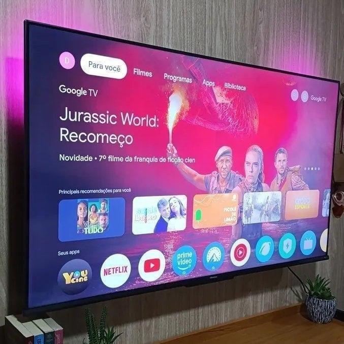 Hisense Smart TV UHD 4K QLED 50" Polegadas 50Q6QV com HDR10+, Dolby Atmos, Sports Mode, Game Mode Plus e Compatível com Alexa