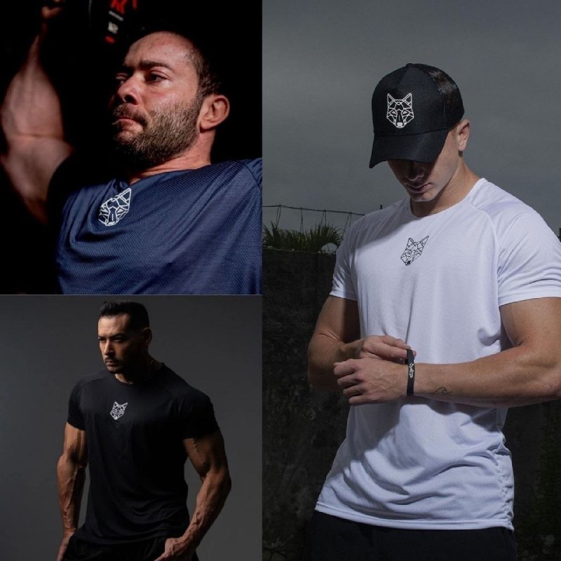 Kit com 4 Camisas Dry Lobo Alpha