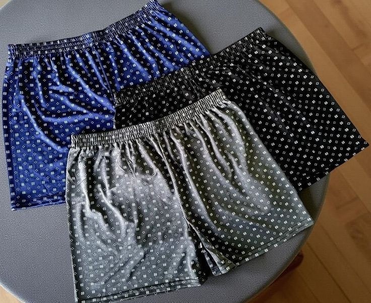 Kit com 3 Cuecas Samba Canção Short Malha