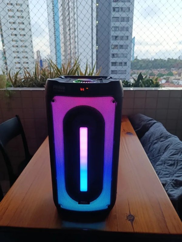 Caixa de Som Philco Extreme 350W Bluetooth 5.3 Luzes LED PCX4500
