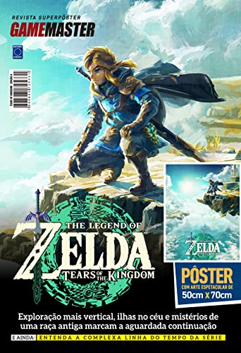 Revista Pôster Zelda Tears of the Kingdom