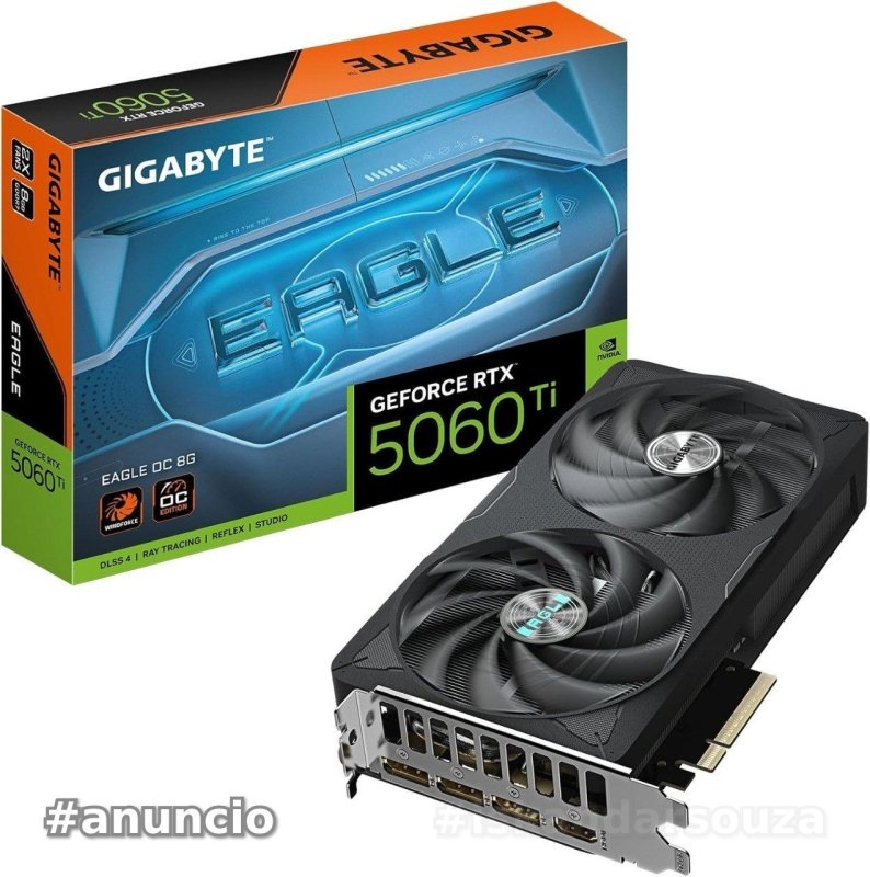 Gigabyte Placa gráfica GeForce RTX 5060 Ti Eagle OC 8G - 8 GB GDDR7