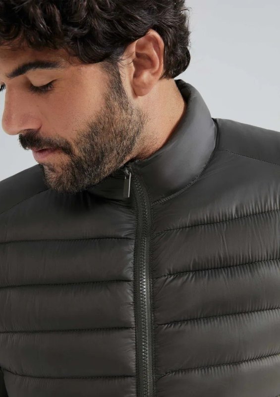Jaqueta Básica Masculina Puffer Regular Matelassê Hering
