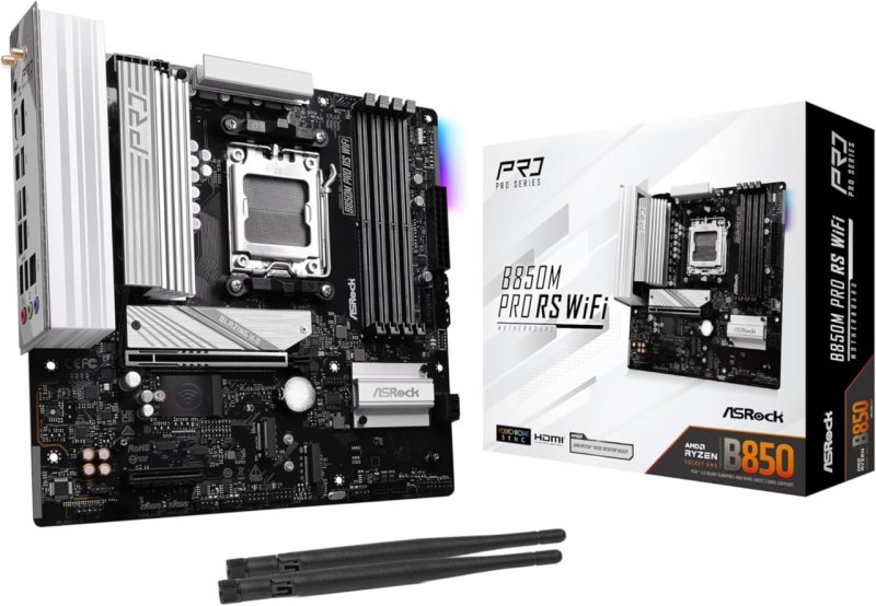 ASRock AMD B850M Pro RS WiFi 6E