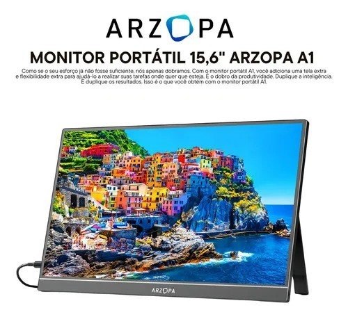 Monitor Portátil 15.6" ARZOPA A1