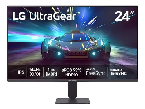 Monitor Gamer LG UltraGear 24", 144Hz 1ms