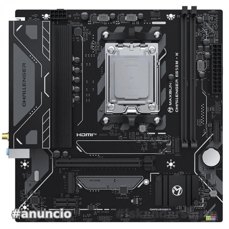 Placa Mãe Maxsun Challenger B850M-K WIFI, Chipset B850, AMD AM5, mATX, DDR5