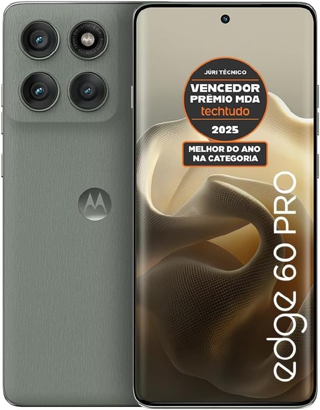 Motorola Edge 60 PRO 5G - 512GB 24GB RAM - Câmera 50MP Sony - Cinza