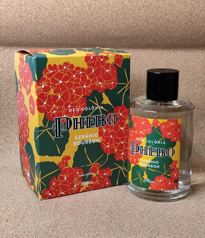 PHEBO Deo Colônia Gerânio Bourbon 200ml