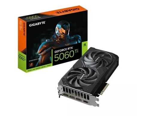 Placa de Vídeo GIGABYTE RTX 5060 TI de 8GB