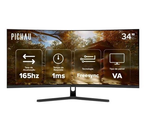 Monitor Gamer Pichau Nexus 34 Neo S de 34", VA e 165Hz
