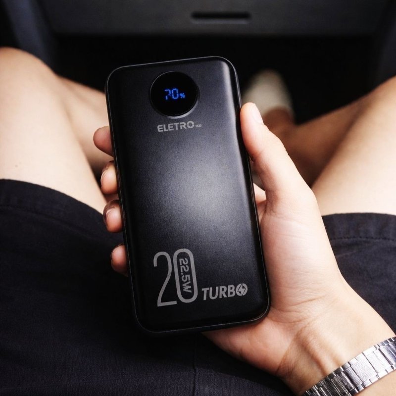 Carregador Portátil 20000 Turbo 22.5w Power Bank Premium