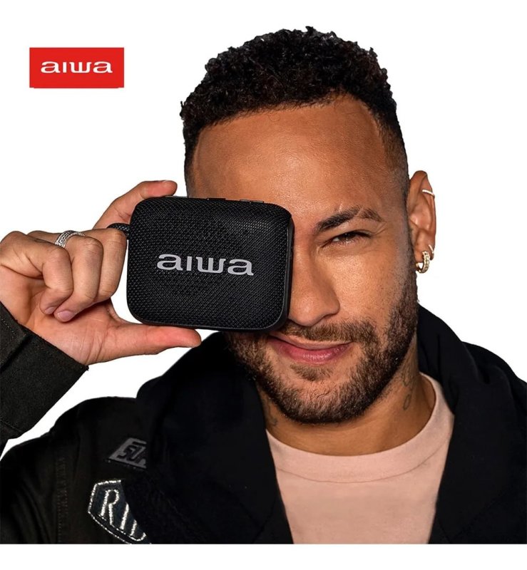 Aiwa Speaker Bluetooth IPX6 - À Prova d'Água - Preto