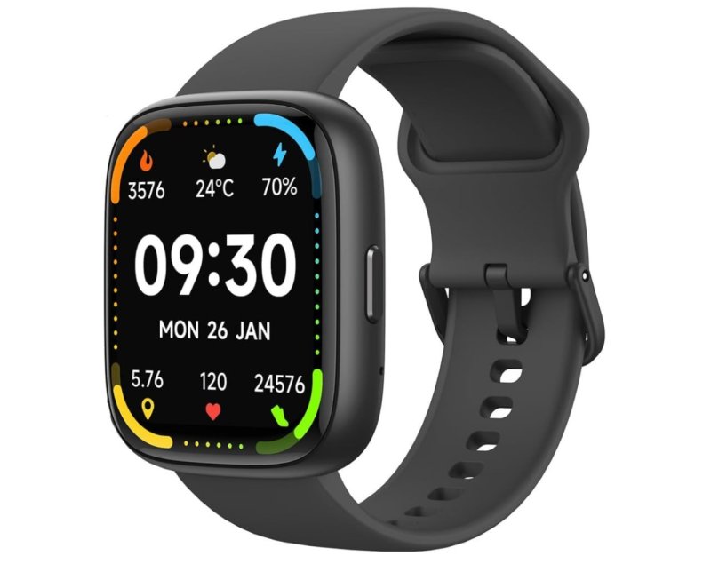Bettdow SmartWatch, relogio smartwatch com Ecrã tátil e Alexa, à prova d'água IP68