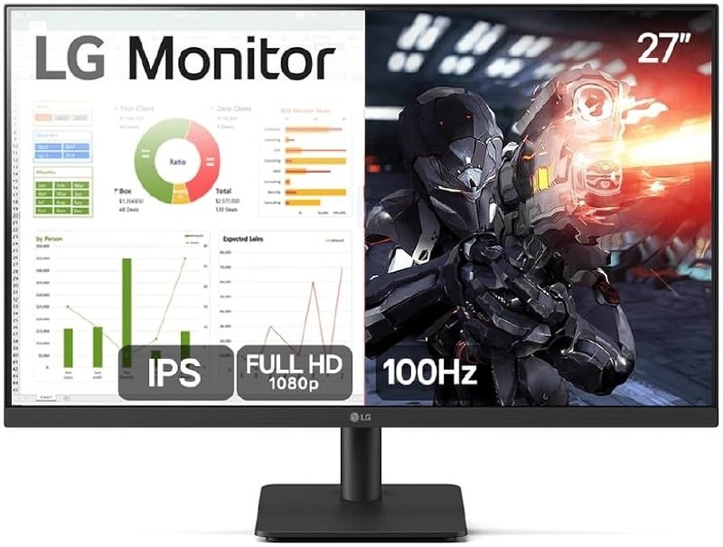Monitor LG 27", IPS, 100hz