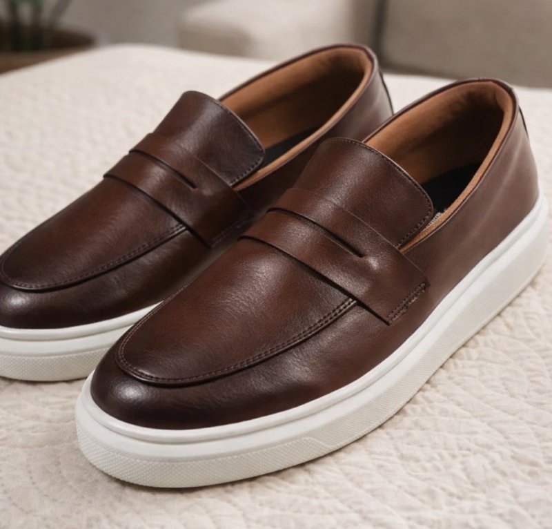 Sapato Loafer Mocassim Couro (37 a 46)