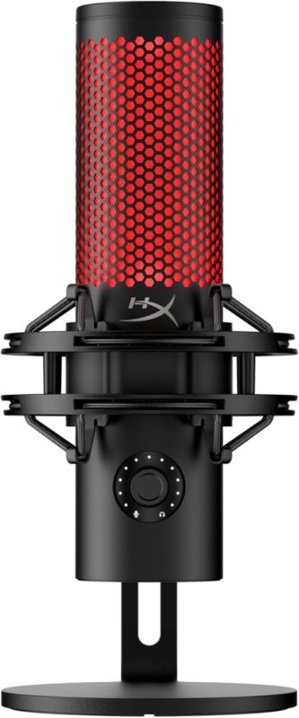 HyperX QuadCast 2 - Microfone Condensador USB - 4 Padrões Polares - Preto