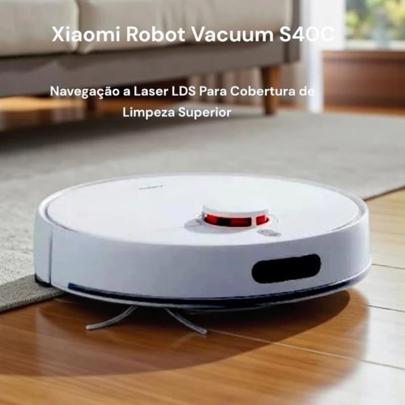 Robô Aspirador Xiaomi S40/S40C - Limpeza Automática Inteligente