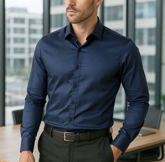 Camisa Social Masculina Slim