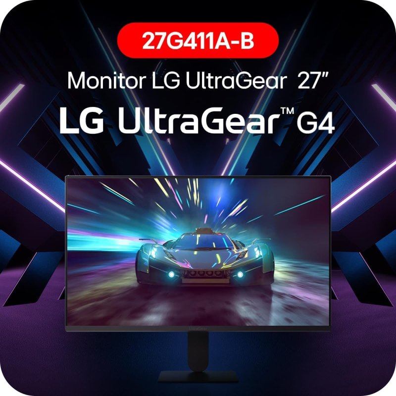 Monitor LG UltraGear™ 27G411A-B 27", FHD, 144Hz, 1ms