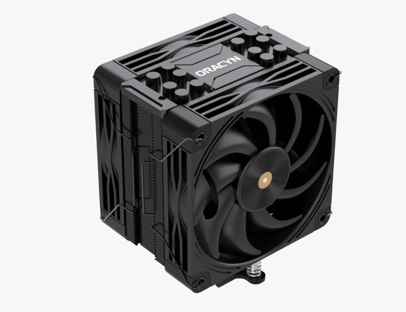 Air Cooler CPU Oracyn Preto 6 Heatpipes 230W 120mm Stealth