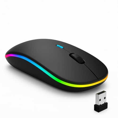 Mouse Sem Fio Recarregável Wireless Bluetooth