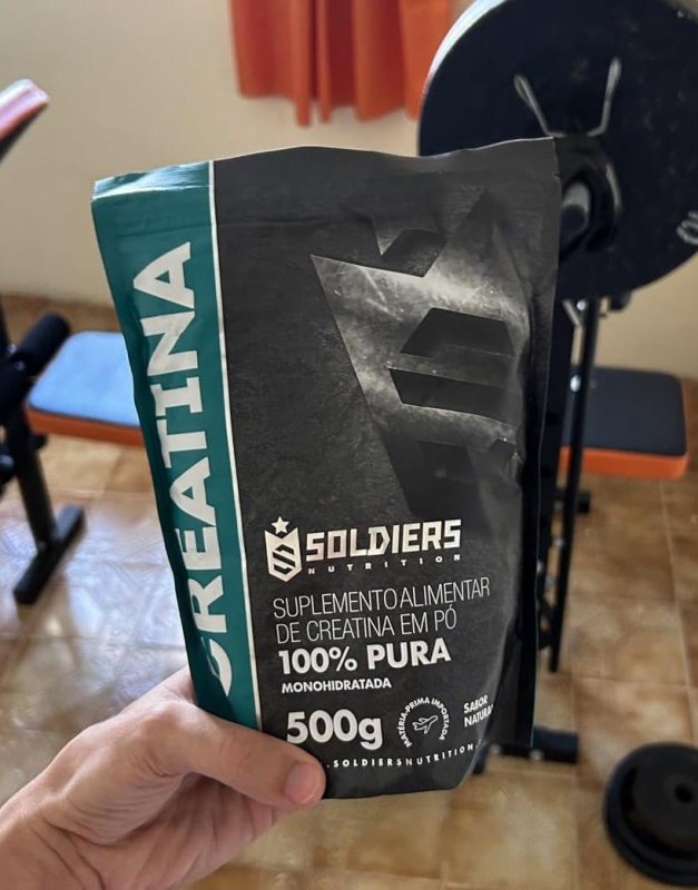 Creatina Monohidratada 500g Soldiers Nutrition