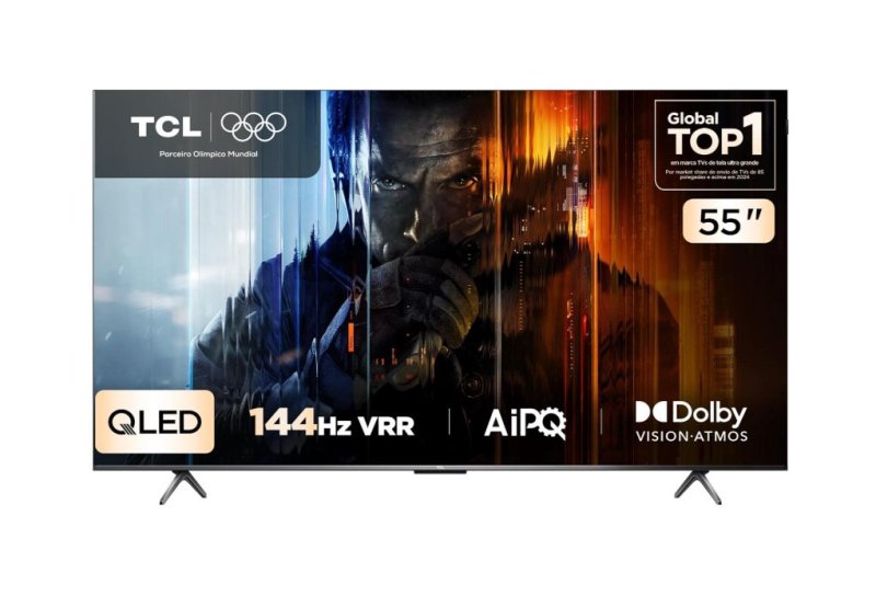 TCL QLED Smart TV 55" 55P8K 4K UHD Google TV
