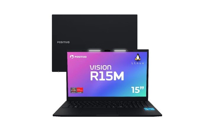 Notebook Vision R15M, AMD Ryzen 7-5825U Linux 24GB + 512GB