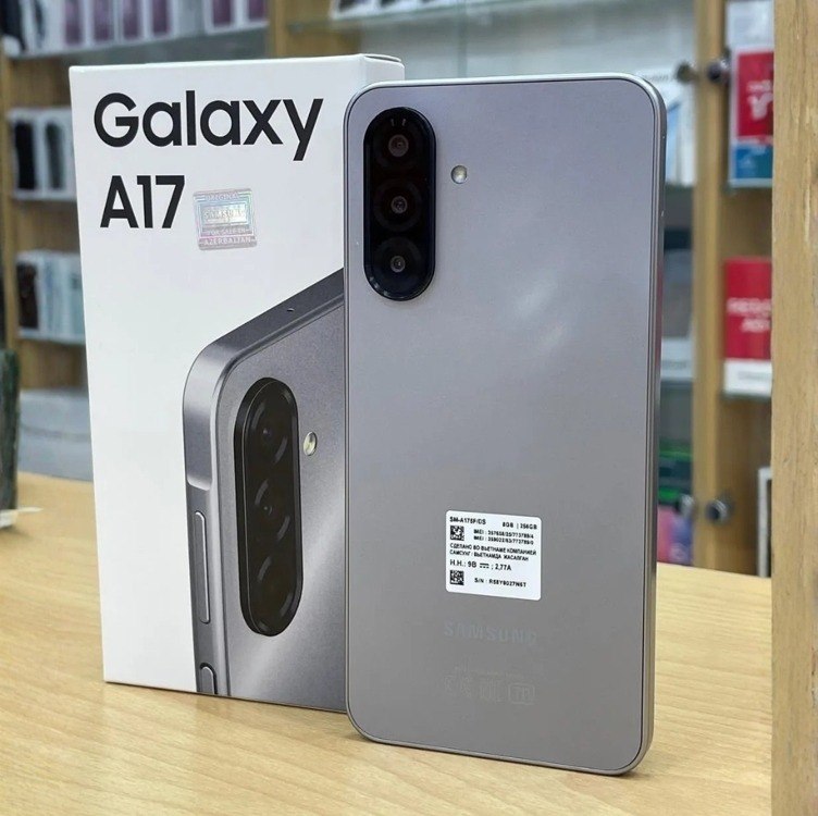 Celular Samsung Galaxy A17, 128GB, 4GB, 50MP Tela 6.7", IP54 - Cinza + Frete Grátis