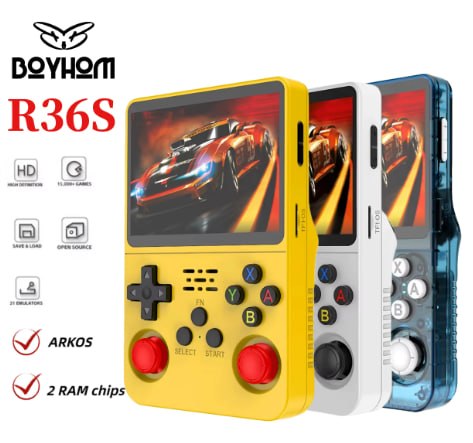 CONSOLE PORTÁTIL R36S ORIGINAL BOYHOM
