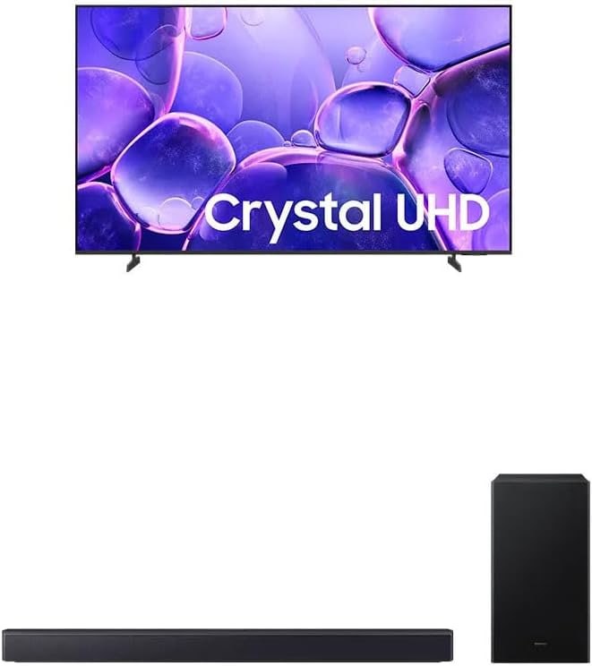 Samsung Combo Smart TV 58" Crystal UHD 4K U8500F + Soundbar HW-B450F