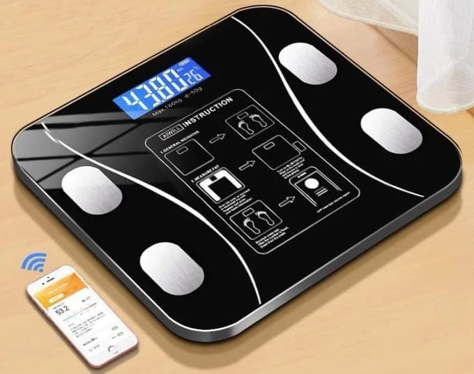 Balança Digital Bioimpedância Premium Bluetooth