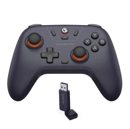 Controle Sem Fio Gamesir T4 Nova Lite, Analógicos Hall Effect, 2.4GHz, Bluetooth e USB-C (preto)