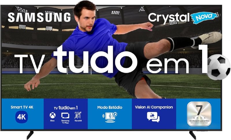 Samsung Smart TV 43" Crystal UHD 4K U8600F 2025