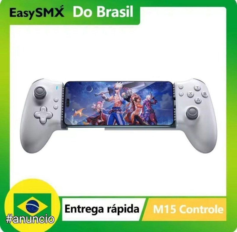 Controle EasySMX M15 Hall Effect para Android/iOS