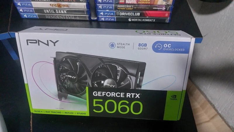 Placa de vídeo Pny Geforce Rtx 5060 com ventilador duplo com overclock + Frete Grátis
