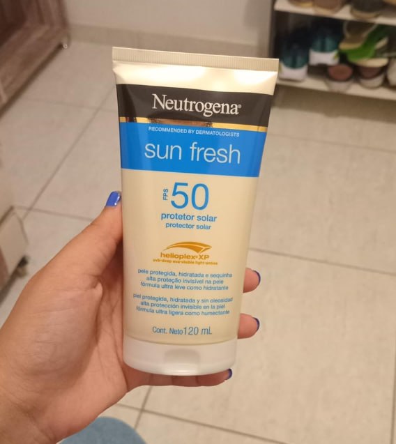 Neutrogena Sun Fresh Protetor Solar Corporal FPS 50 120ml