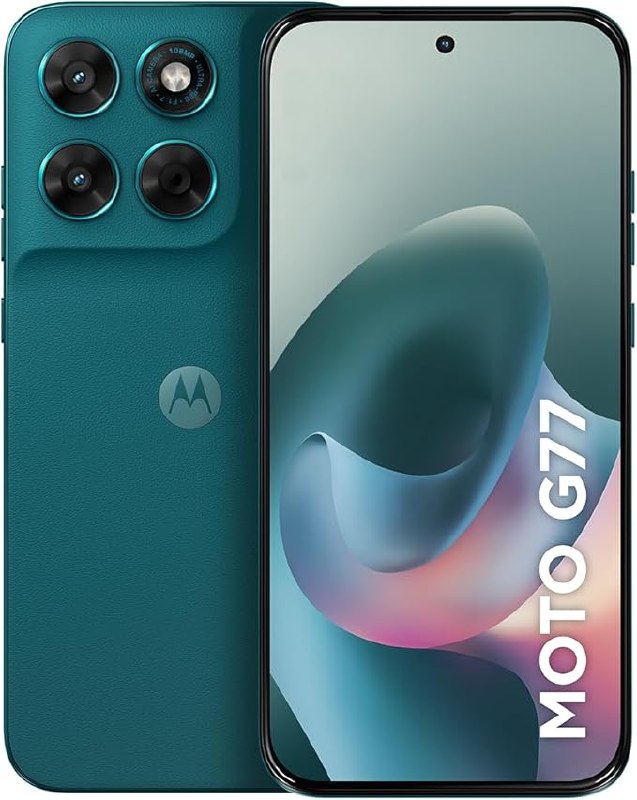 Motorola Moto G77 5G - 256GB 24GB RAM - Câmera 108MP - Verde Escuro