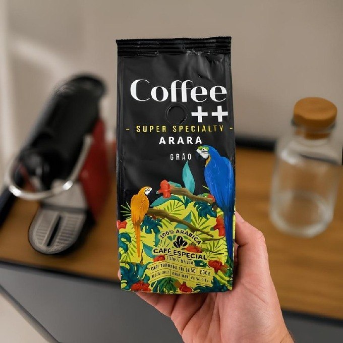 Coffee Mais │Café Super Especial ARARA em Grãos │100% Arábica │ Torra Média │250g
