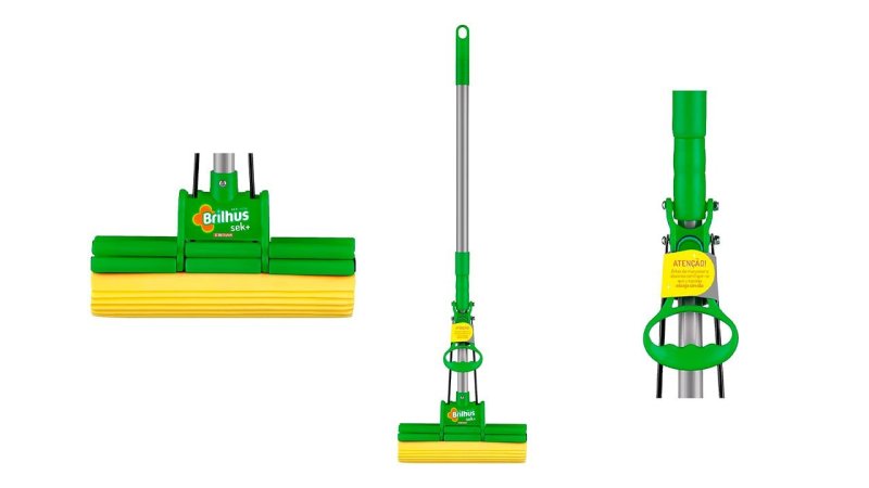 Mop Sek+ Brilhus Bettanin com Cabo Retrátil