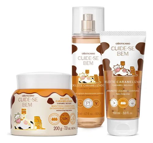 Combo Cuide-se Bem Deleite Caramelizado Boticário