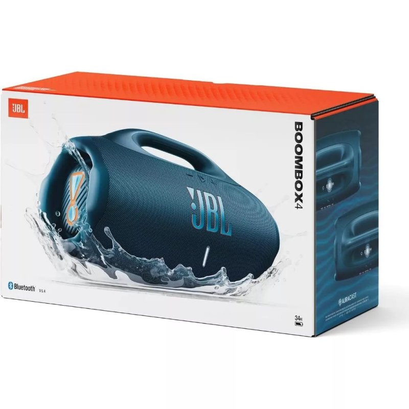 Caixa De Som JBL Boombox 4 Azul - JBLBOOMBOX4BLUBR