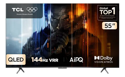 Smart TV TCL - QLED, 4K, 144Hz, HDR10+