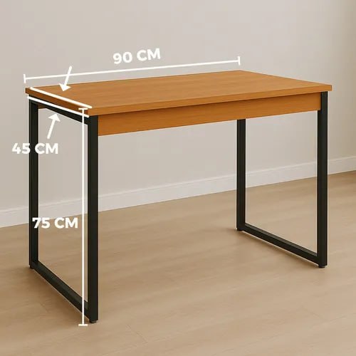 Escrivaninha Mesa Para Computador Notebook Industrial 90cm Aço